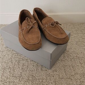 Everlane Tan Suede Loafers